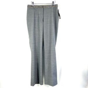 NWT Peter Nygard Beaded Waist Size 8 Slacks Trousers Pants Wool